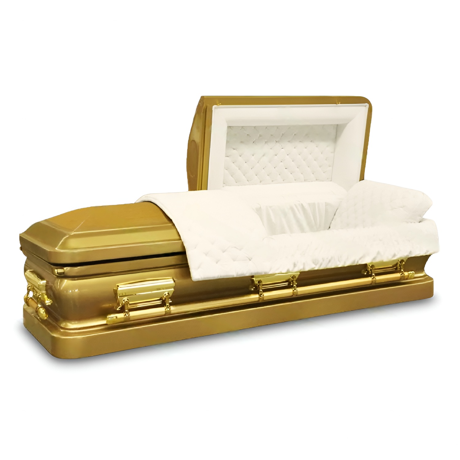 Amerikai típusú fém koporsó